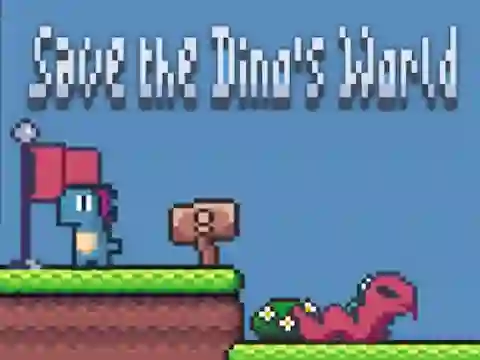 Lojë Save the Dino's World në internet