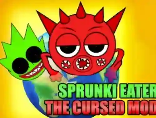 Lojë Sprunki Eater The Cursed Mod në internet