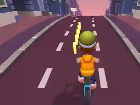 Lojë Paper Boy Race Running Game në internet