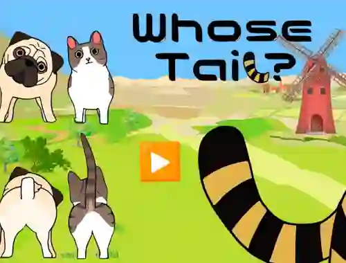 Lojë Whose Tail në internet