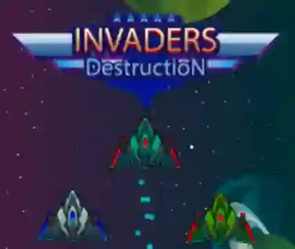 Lojë Invaders Destruction në internet
