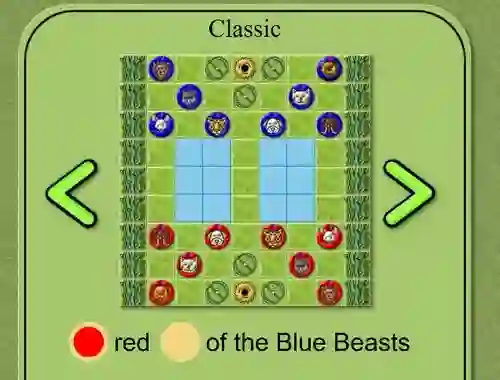 Lojë Chess Jungle në internet