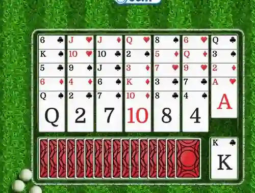 Lojë Golf Solitaire në internet