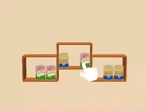 Lojë Sort Match 3d Goods Puzzle në internet