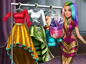 Lojë Tris Runway Dolly Dress Up në internet