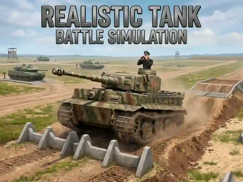 Lojë Realistic Tank Battle Simulation në internet