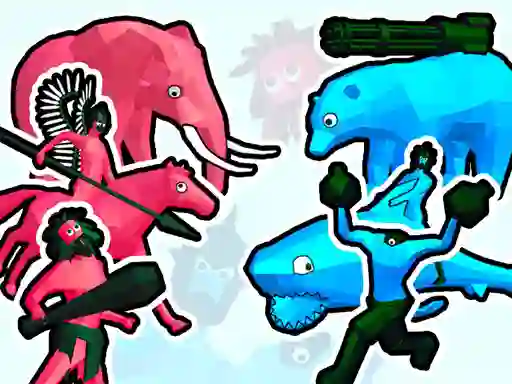 Lojë Funny Battle Simulator 2 në internet