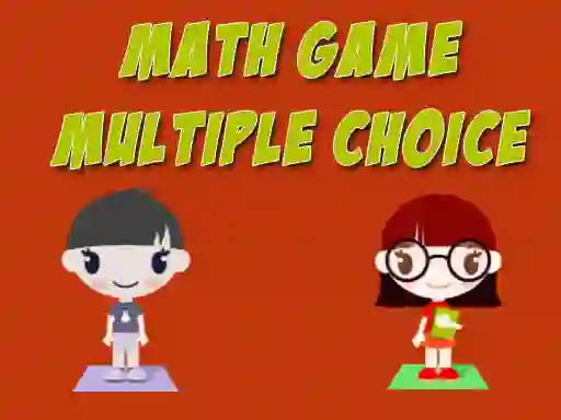 Lojë Math Game Multiple Choice në internet