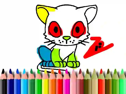 Lojë Back To School: Cat Coloring në internet