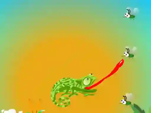 Lojë Chameleon Want Eat në internet