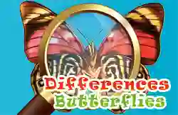 Lojë Differences Butterflies në internet