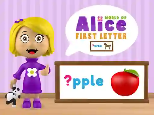 Lojë World of Alice First Letter në internet