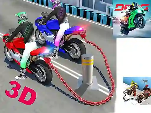 Lojë Chained Bike Racing 3d në internet