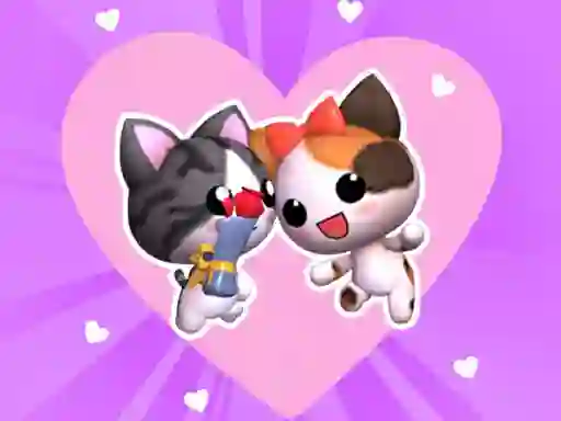 Lojë Love Cat Line në internet