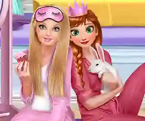 Lojë Princesses Pj Party në internet