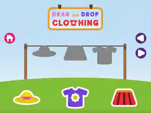 Lojë Drag and Drop Clothing në internet