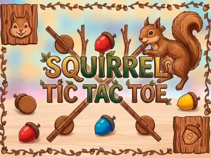 Lojë Squirrel Tic Tac Toe në internet