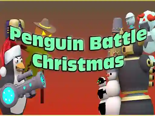 Lojë Penguin Battle Christmas në internet