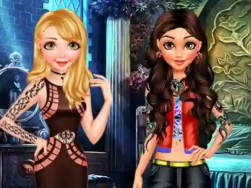 Lojë Princess Bad Girls Makeover në internet