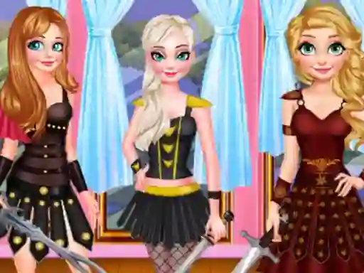 Lojë Warrior princess në internet