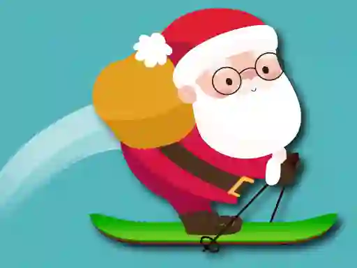 Lojë Avalanche Santa Ski Xmas në internet