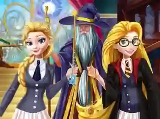 Lojë Princesses at School of Magic në internet