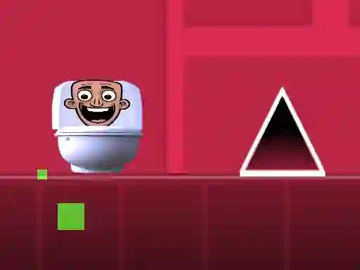 Lojë Geometry Dash Skibidi Toilet në internet