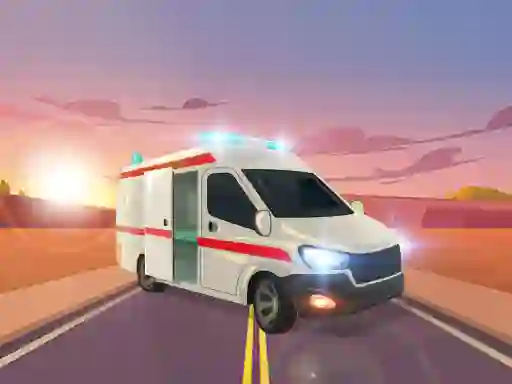 Lojë Ambulance Traffic Drive në internet