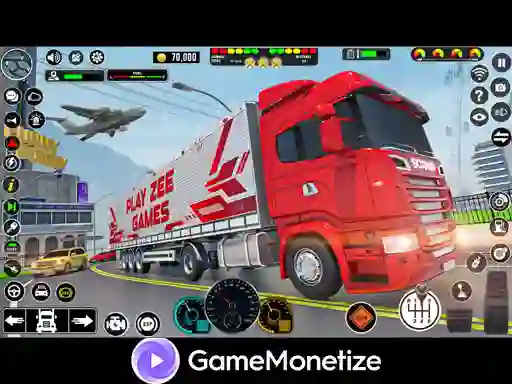 Lojë Crazy car transport truck në internet