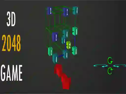 Lojë 2048 - 3D në internet