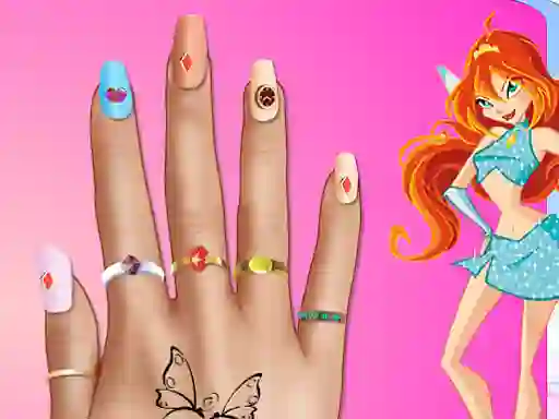 Lojë Winx Nail Makeover në internet
