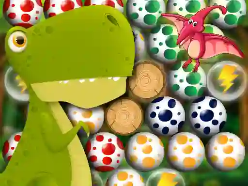 Lojë Egg Shooter: Bubble Dinosaur në internet