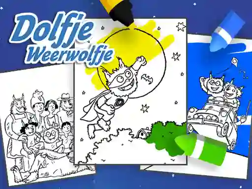 Lojë Coloring Alfie The Werewolf në internet
