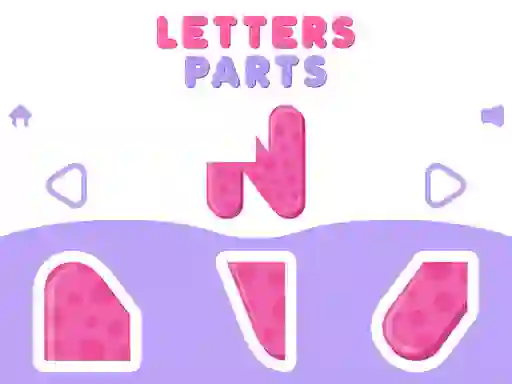 Lojë Letters Parts në internet