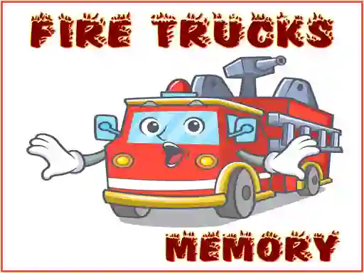 Lojë Fire Trucks Memory në internet
