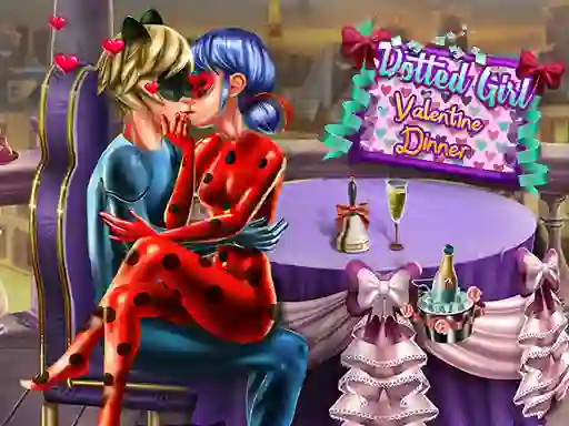 Lojë Dotted Girl Valentine Dinner në internet