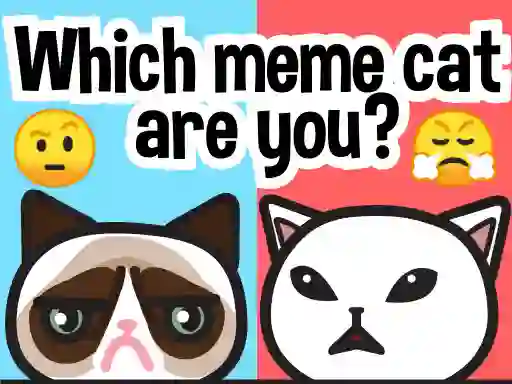 Lojë Which Meme Cat Are You? në internet