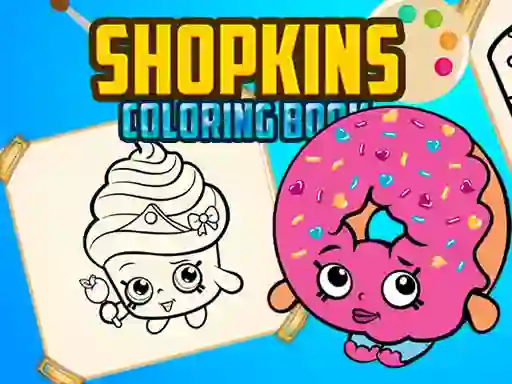 Lojë Shopkins Coloring Book në internet
