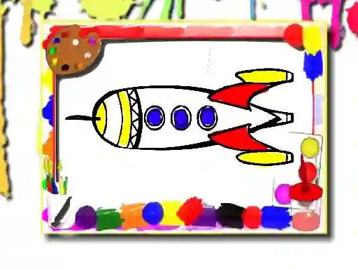 Lojë Rockets Coloring Book në internet
