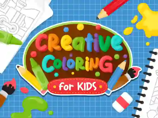 Lojë Creative Coloring në internet