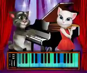 Lojë Talking Tom Piano Time në internet