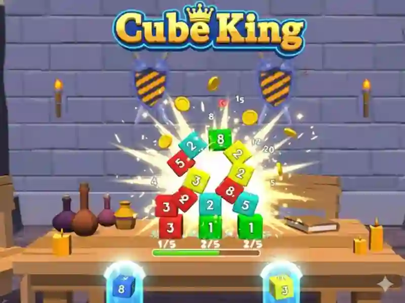 Lojë Cubes King në internet