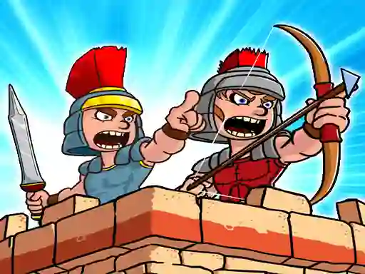 Lojë Impire Rush Rome Wars Tower Defense në internet
