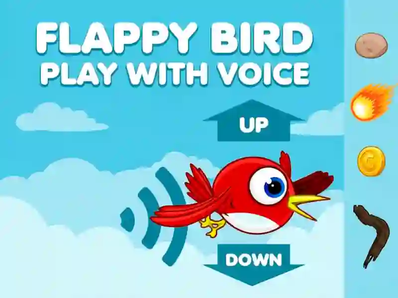 Lojë Flappy Bird Play with Voice në internet