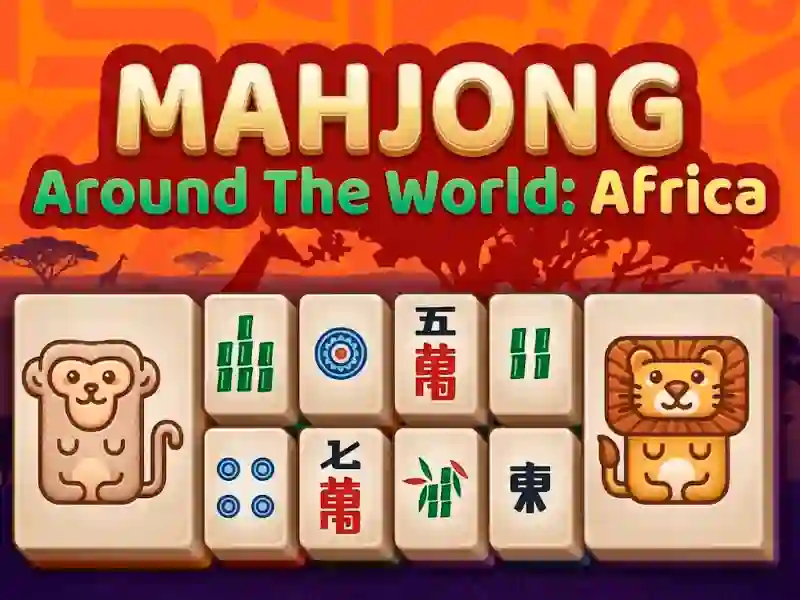 Lojë Mahjong Around The World Africa në internet