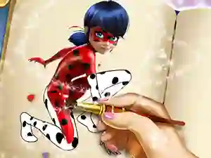 Lojë Dotted Girl Coloring Book në internet