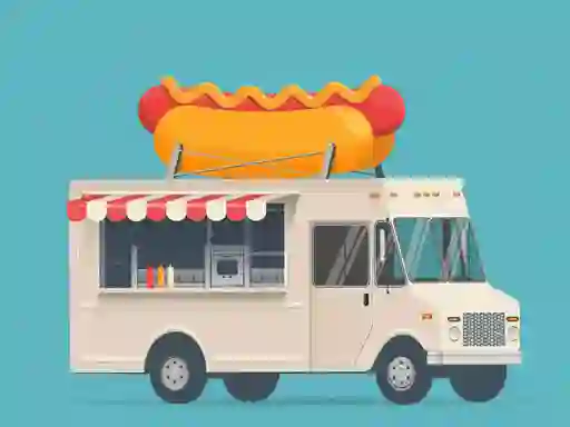 Lojë Food Trucks Jigsaw në internet