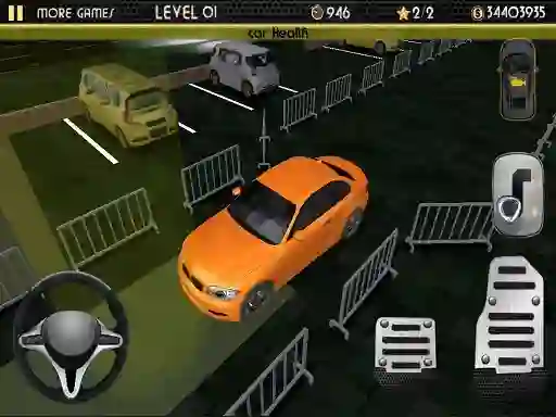 Lojë Night Car Parking Simulator në internet