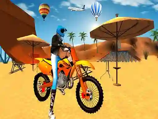 Lojë Motocross Beach Game: Bike Stunt Racing në internet