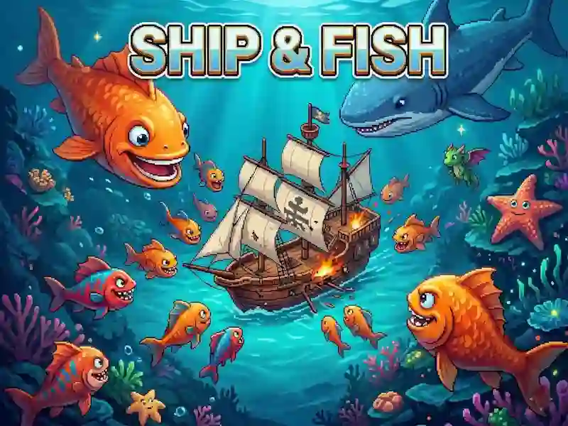 Lojë Ship & Fish në internet